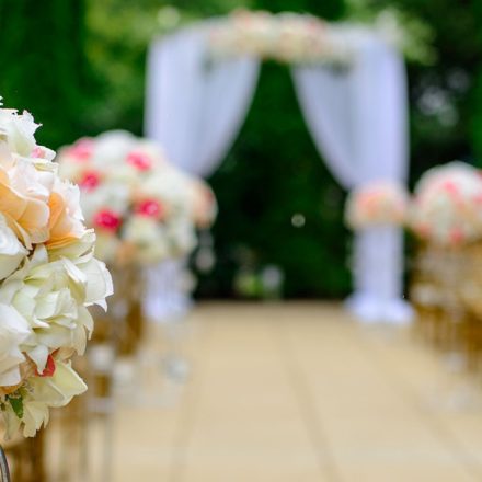 Les fleurs dans la décoration de mariage