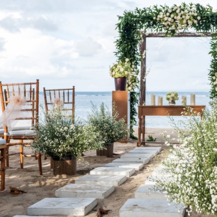 Le cadre d’un mariage à Bonifacio