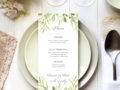 Comment personnaliser un menu de mariage ?